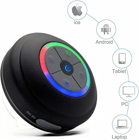 LED Bluetooth Waterproof Speaker