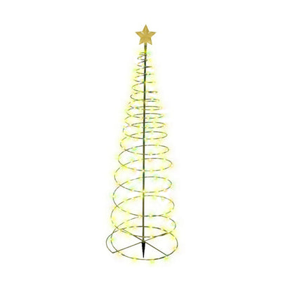 Solar Spiral Christmas Tree